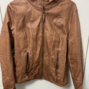 Women's Brown Leather Jacket